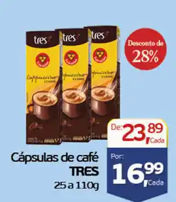 Cometa Supermercados Cápsulas de café TRES oferta