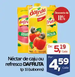 Cometa Supermercados Néctar de caju ou refresco DA FRUTA tp 11 (sabores) oferta