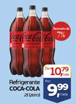 Cometa Supermercados Refrigerante coca-cola 2l (zero) oferta
