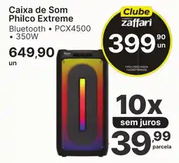 Comercial Zaffari Caixa de Som Philco Extreme oferta