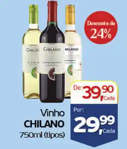 Cometa Supermercados Vinho chilano oferta