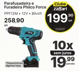 Comercial Zaffari Parafusadeira e Furadeira Philco Force oferta