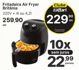 Comercial Zaffari Fritadeira Air Fryer Britânia oferta