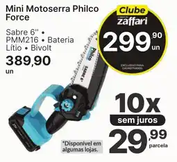 Comercial Zaffari Mini Motoserra Philco Force oferta