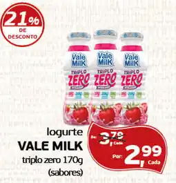 Cometa Supermercados logurte vale milk triplo zero oferta