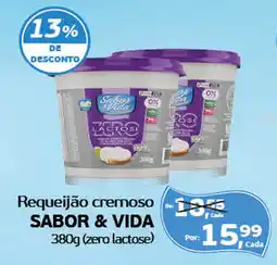 Cometa Supermercados Requeijão cremoso sabor & vida oferta