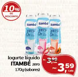 Cometa Supermercados logurte líquido itambé zero oferta