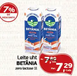 Cometa Supermercados Leite uht betânia zero lactose oferta