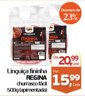 Cometa Supermercados Linguiça fininha regina oferta