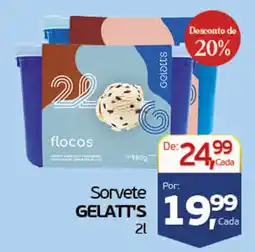Cometa Supermercados Sorvete gelatt's oferta
