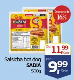 Cometa Supermercados Salsicha hot dog SADIA oferta