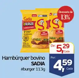 Cometa Supermercados Hambúrguer bovino sadia #burger oferta