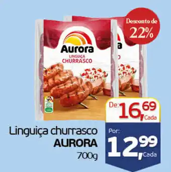 Cometa Supermercados Linguiça churrasco aurora oferta