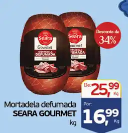 Cometa Supermercados Mortadela defumada seara gourmet oferta