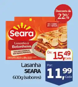 Cometa Supermercados Lasanha seara oferta