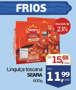 Cometa Supermercados Linguiça toscana seara oferta