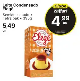 Comercial Zaffari Leite Condensado Elegê oferta