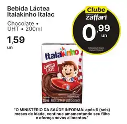 Comercial Zaffari Bebida Láctea Italakinho Italac oferta
