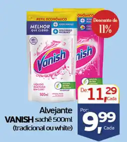 Cometa Supermercados Alvejante vanish sachê 500ml oferta