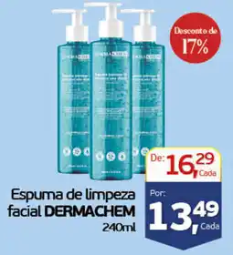 Cometa Supermercados Espuma de limpeza facial DERMACHEM oferta