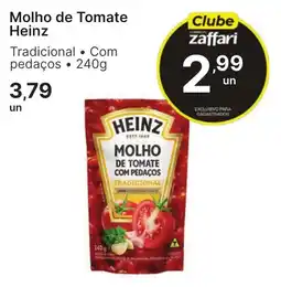 Comercial Zaffari molho de tomate heinz oferta