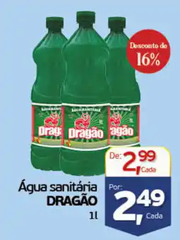 Cometa Supermercados Água sanitária dragão oferta