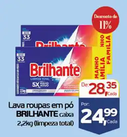 Cometa Supermercados Lava roupas em pó brilhante caixa oferta