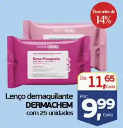 Cometa Supermercados Lenço demaquilante dermachem oferta