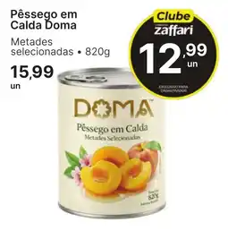 Comercial Zaffari Pêssego em calda oferta