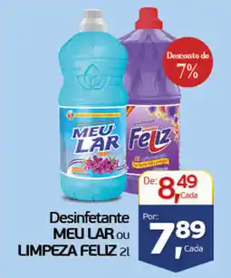 Cometa Supermercados Desinfetante meu lar ou limpeza feliz 2l oferta