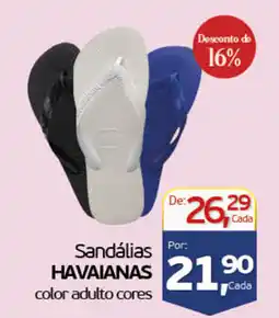 Cometa Supermercados Sandálias havaianas color adulto cores oferta