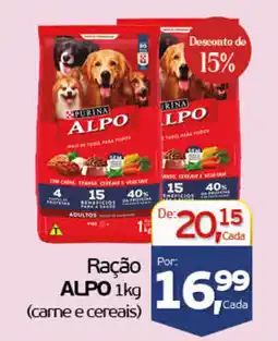 Cometa Supermercados Ração alpo 1kg (carne e cereais) oferta