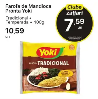 Farofa de Mandioca Pronta Yoki Tradicional Temperada