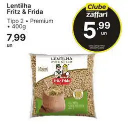 Comercial Zaffari Lentilha fritz & frida oferta