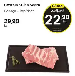 Comercial Zaffari Costela Suína Seara oferta