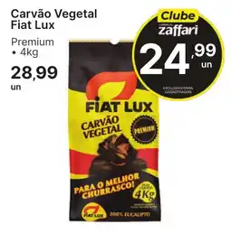 Comercial Zaffari Carvão vegetal fiat lux premium oferta