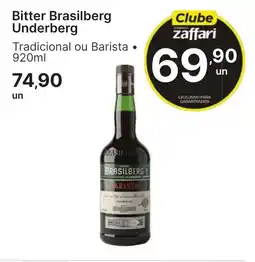 Comercial Zaffari Bitter Brasilberg Underberg oferta