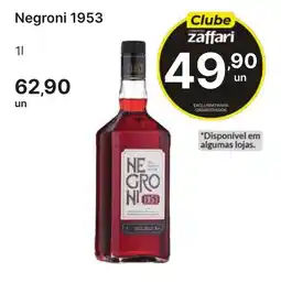 Comercial Zaffari Negroni 1953 oferta
