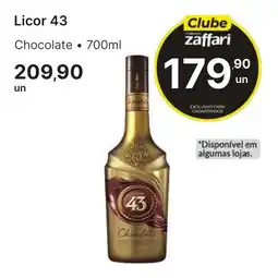 Comercial Zaffari Licor 43 Chocolate oferta