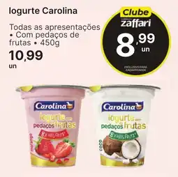 Comercial Zaffari logurte carolina oferta