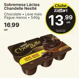 Comercial Zaffari Sobremesa Láctea Chandelle Nestlé Chocolate oferta