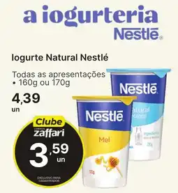 Comercial Zaffari Iogurte natural nestlé oferta
