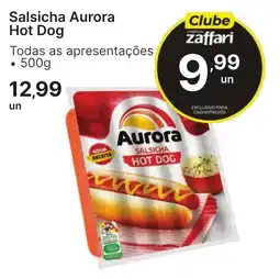 Comercial Zaffari Salsicha aurora hot dog oferta