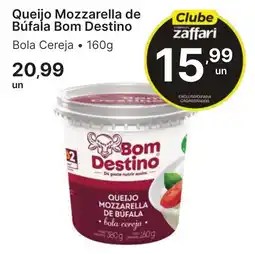 Comercial Zaffari Queijo mozzarella de búfala bola cereja oferta