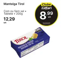 Comercial Zaffari Manteiga tirol oferta