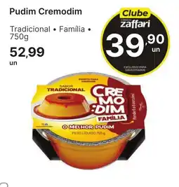 Comercial Zaffari Pudim cremodim oferta