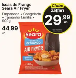 Comercial Zaffari Iscas de frango seara air fryer oferta