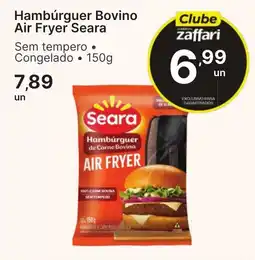 Comercial Zaffari Hambúrguer bovino air fryer oferta