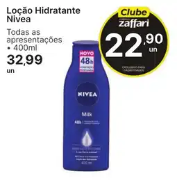 Comercial Zaffari Loção Hidratante Nivea oferta