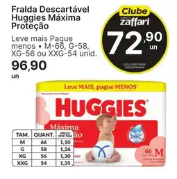 Comercial Zaffari Fralda descartável huggies máxima proteção oferta